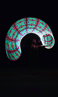 led hoop 10